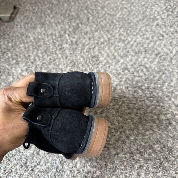 Hush Puppies Women's Cyra Catelyn Black Suede Lace Up Chukka Boots 7 W NEW READ - Picture 3 of 7